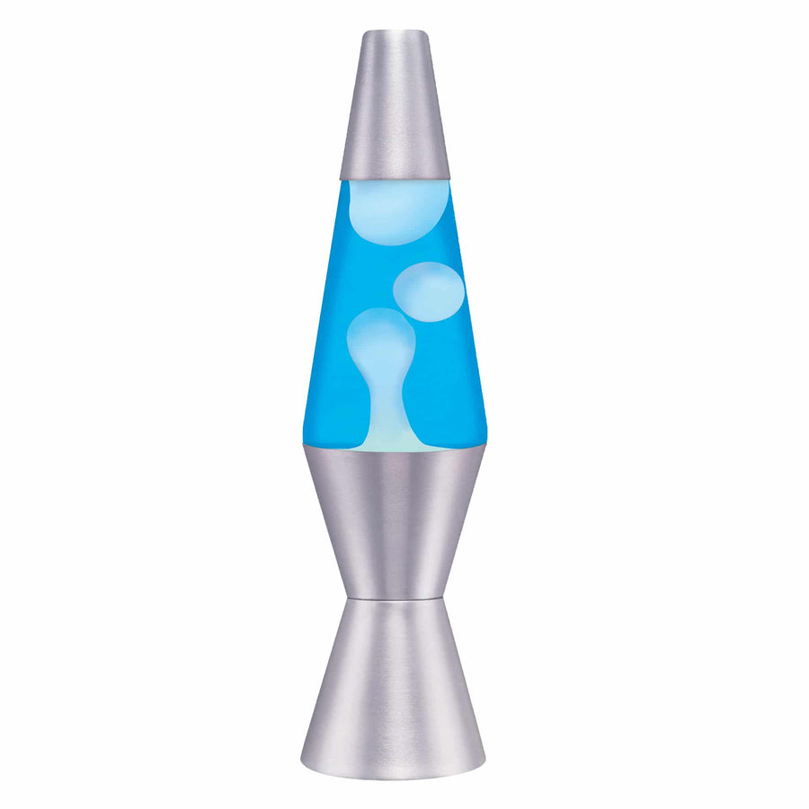 11.5" LAVA LAMP - WHITE/BLUE/SILVER [Z4KN]