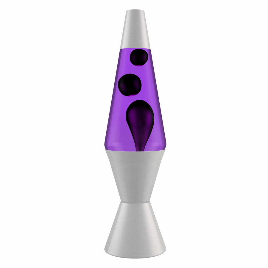 14.5'' LAVA LAMP - BLACK & PURPLE [SLXI]