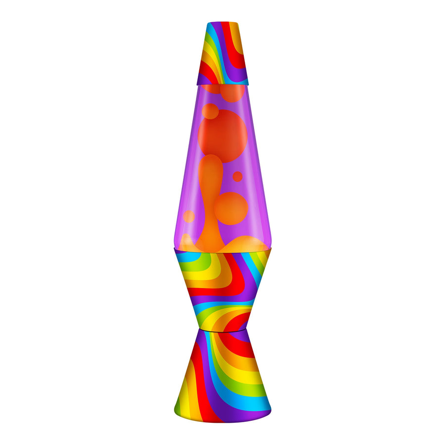 14.5" LAVA LAMP FLOWING COLOR BANDS [X01R]