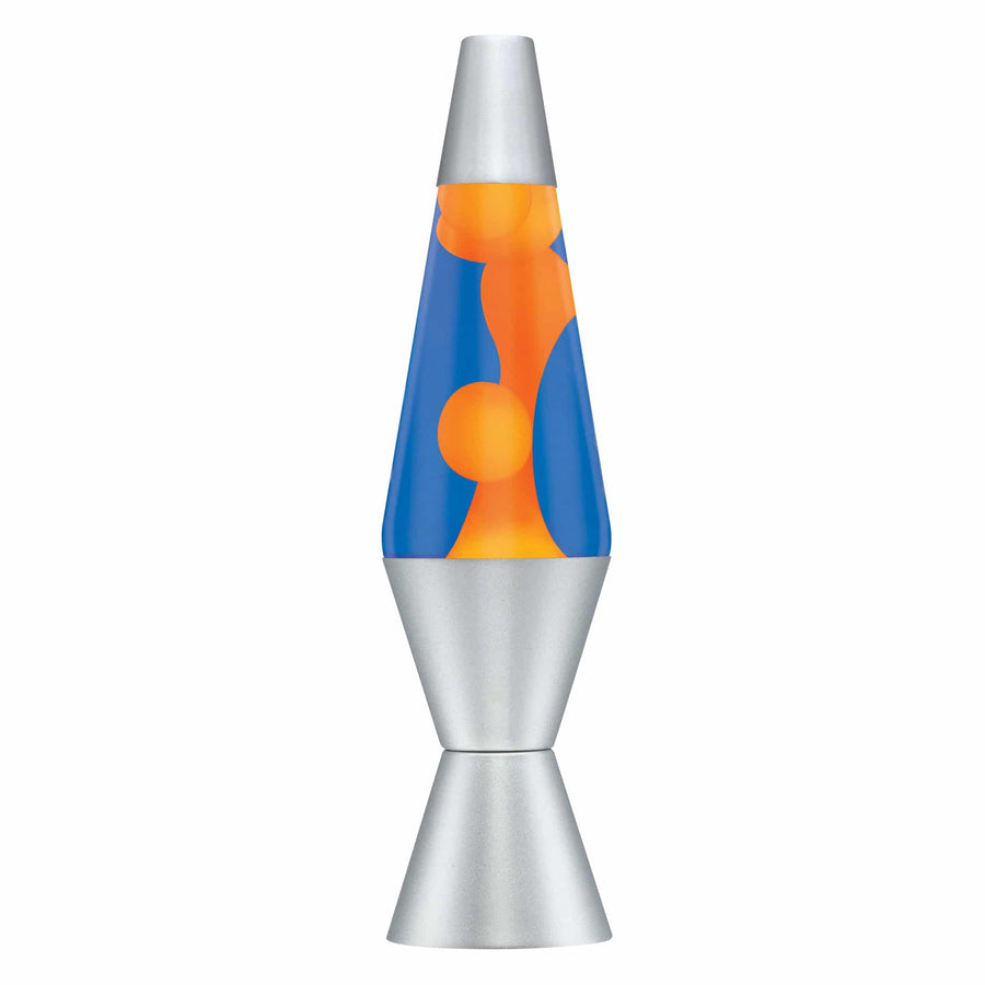 14.5" LAVA LAMP - ORANGE/BLUE/SILVER [0MU5]