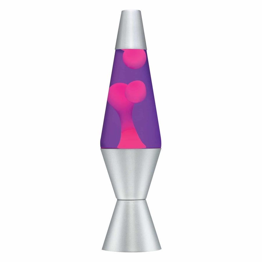 14.5" LAVA LAMP - PINK/PURPLE/SILVER [98QT]