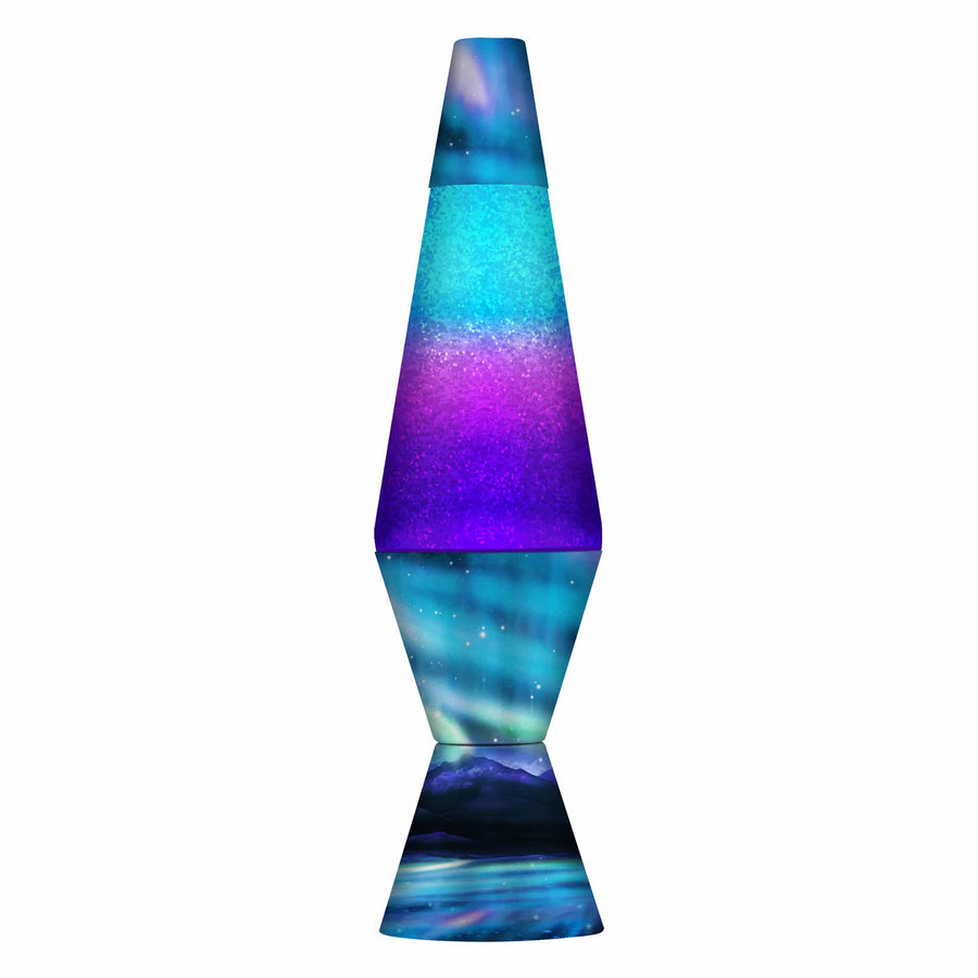 14.5" LAVA LAMP COLORMAX NORTHERN LIGHTS - GLITTER [IB4R]