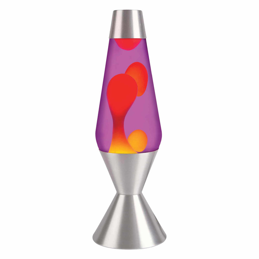 16.3" LAVA LAMP - YELLOW/PURPLE/SILVER [PALC]