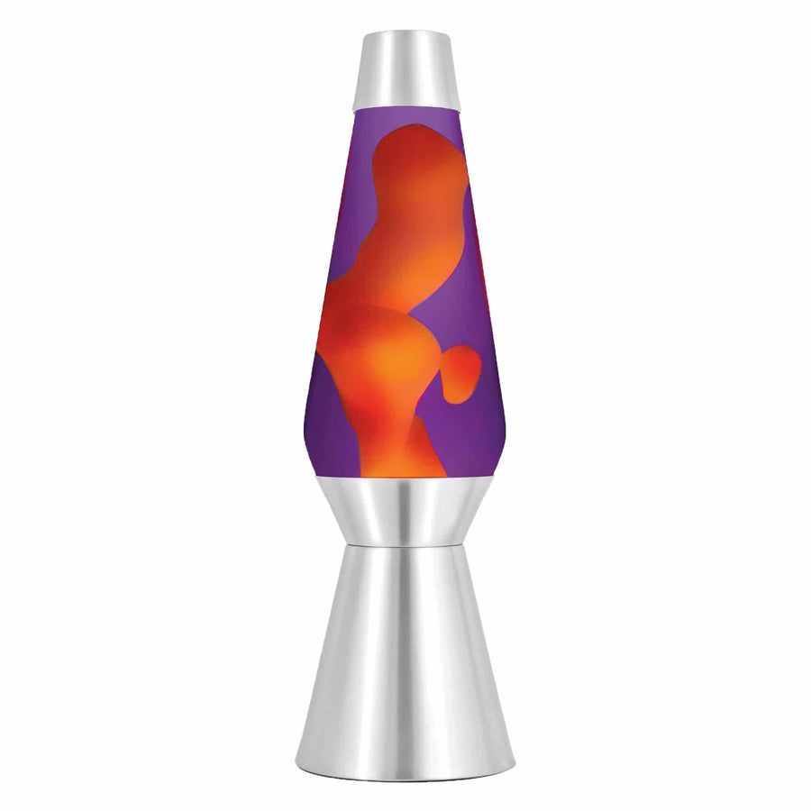 27" LAVA LAMP GRANDE - YELLOW/PURPLE/SILVER [TRAH]
